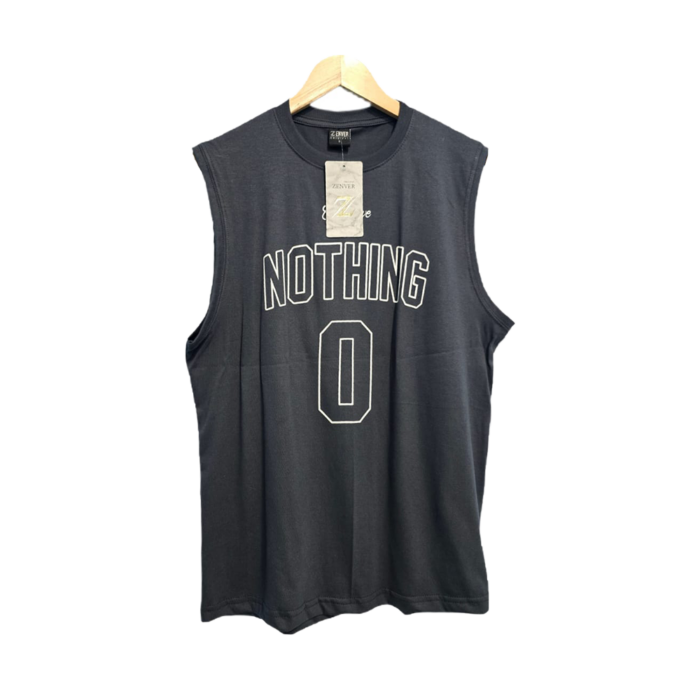 Musculosa de algodón con estampado Nothing 0